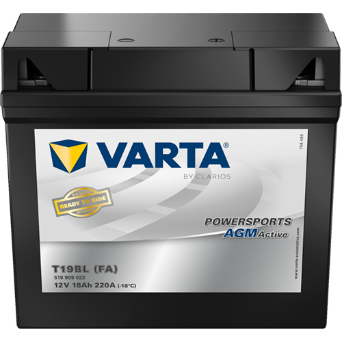 VARTA Powersports AGM ACTIVE YTX20L-BS 18Ah motorcycle battery 12V (DIN 82000)